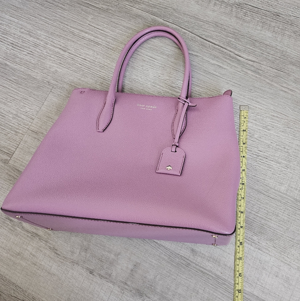 EUC Kate Spade Eva Medium Top Satchel Pink Mauve - Picture 13 of 14